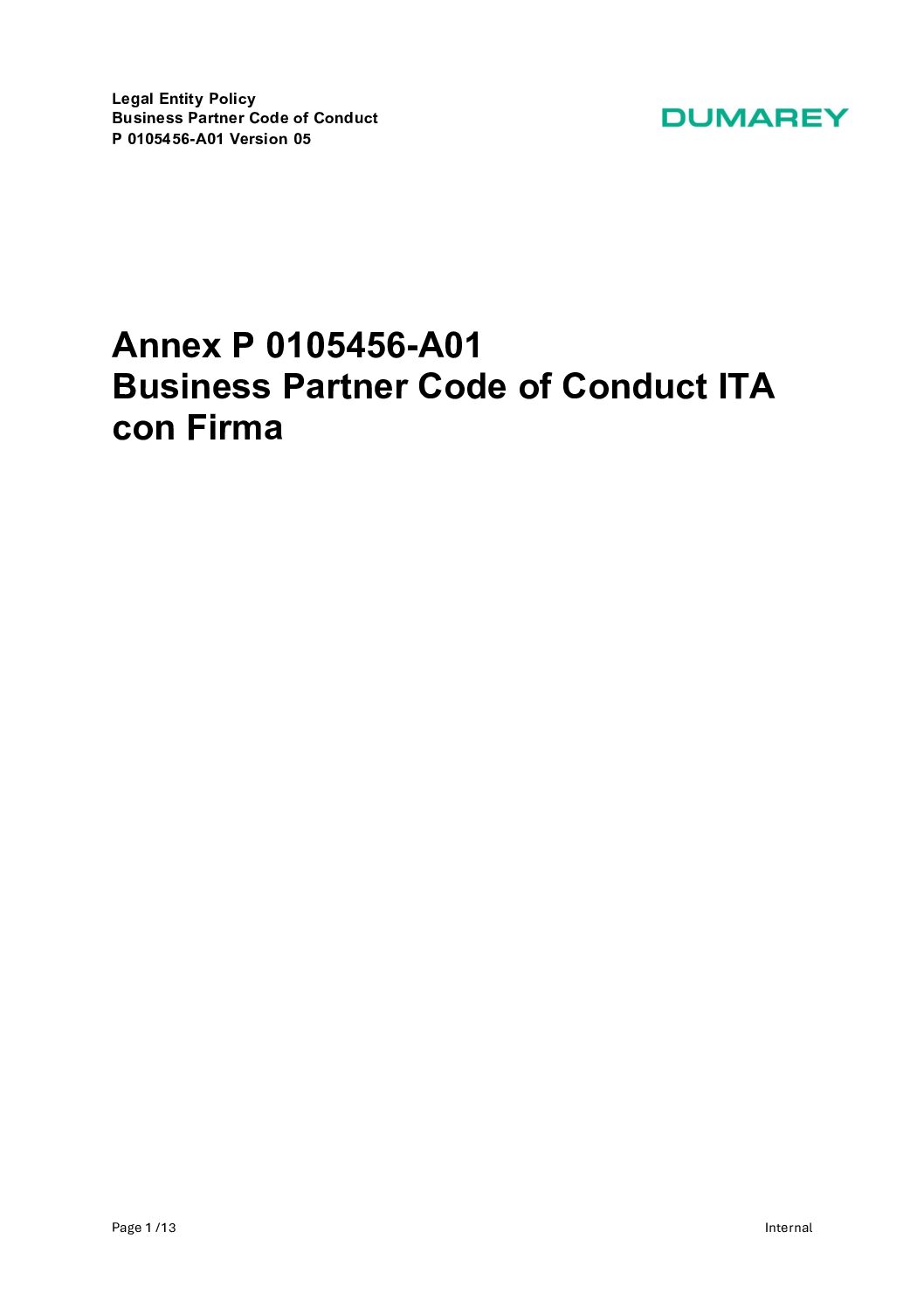 Annex P0105456-A01 Business Partner Code of Conduct ITA