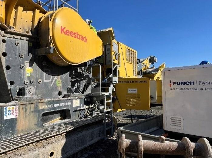 How to start and power a Hybrid Jaw Crusher on a Downsized Generator using Flywheel power factor correction